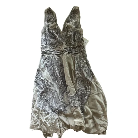 yoana baraschi silk dress 100% silk Yoana Baraschi women dress, SZ 4